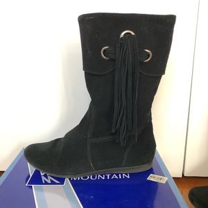 Black Suede Boots